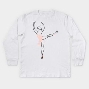 Ballet Beauty Kids Long Sleeve T-Shirt